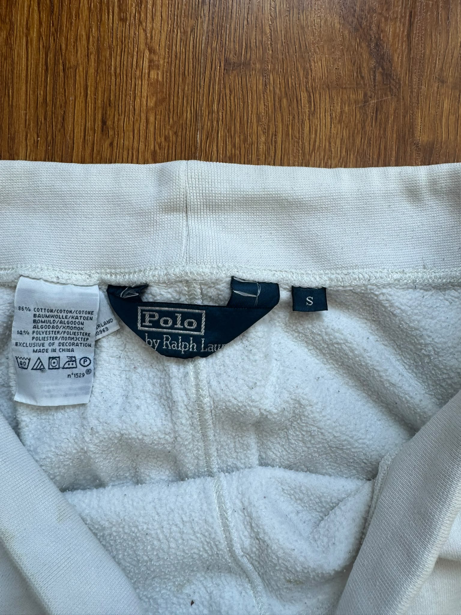 Ralph Lauren Joggers White (Blue-Logo) — 2