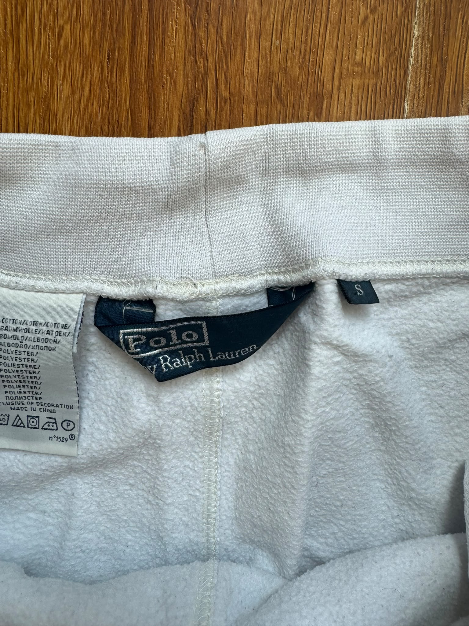 Ralph Lauren Joggers White (Green-Logo) — 2