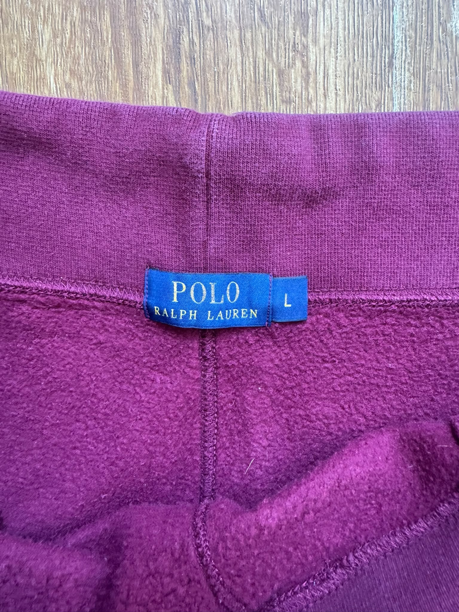 Ralph Lauren Jogger Winered (White-Logo) — 2