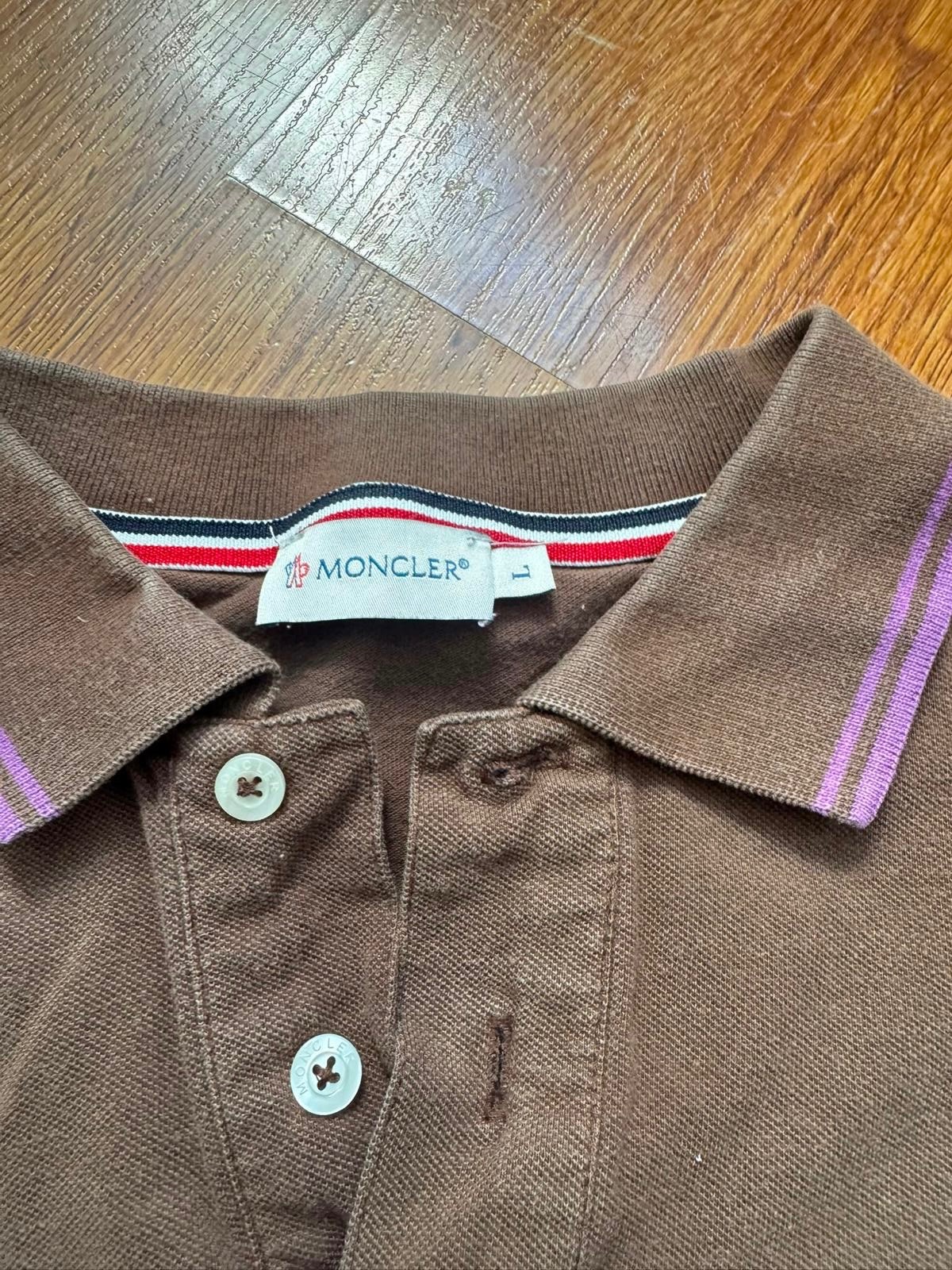 Moncler Polo Brown — 2