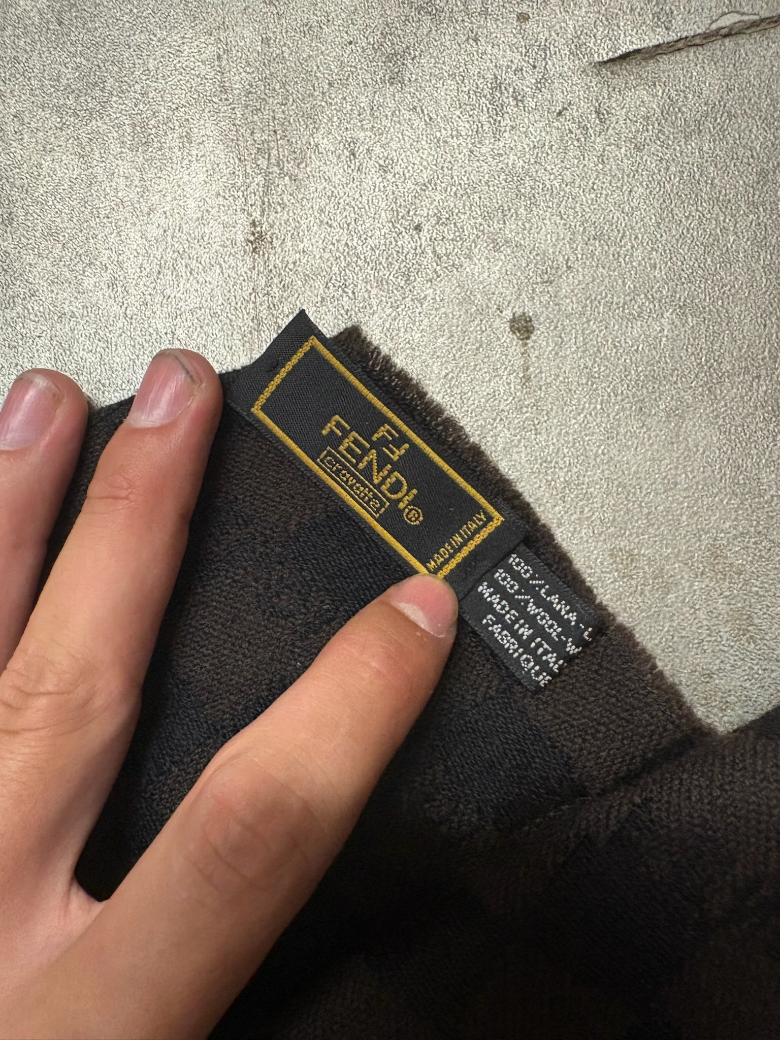 Fendi vintage wool scarf 80s — 2