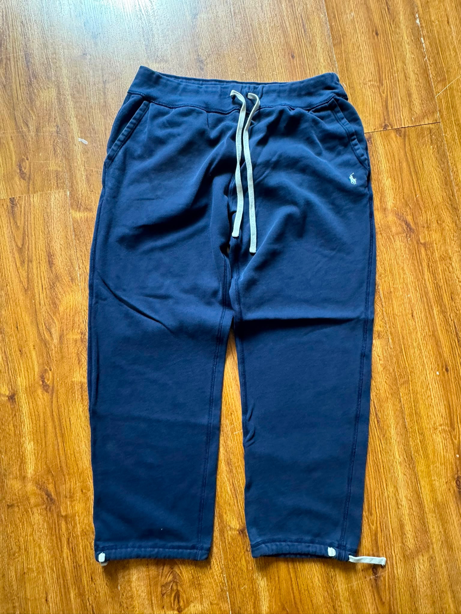 Polo Ralph Lauren Pants Men’s XL Blue Fleece Jogger Sweatpants Pony Logo Lounge