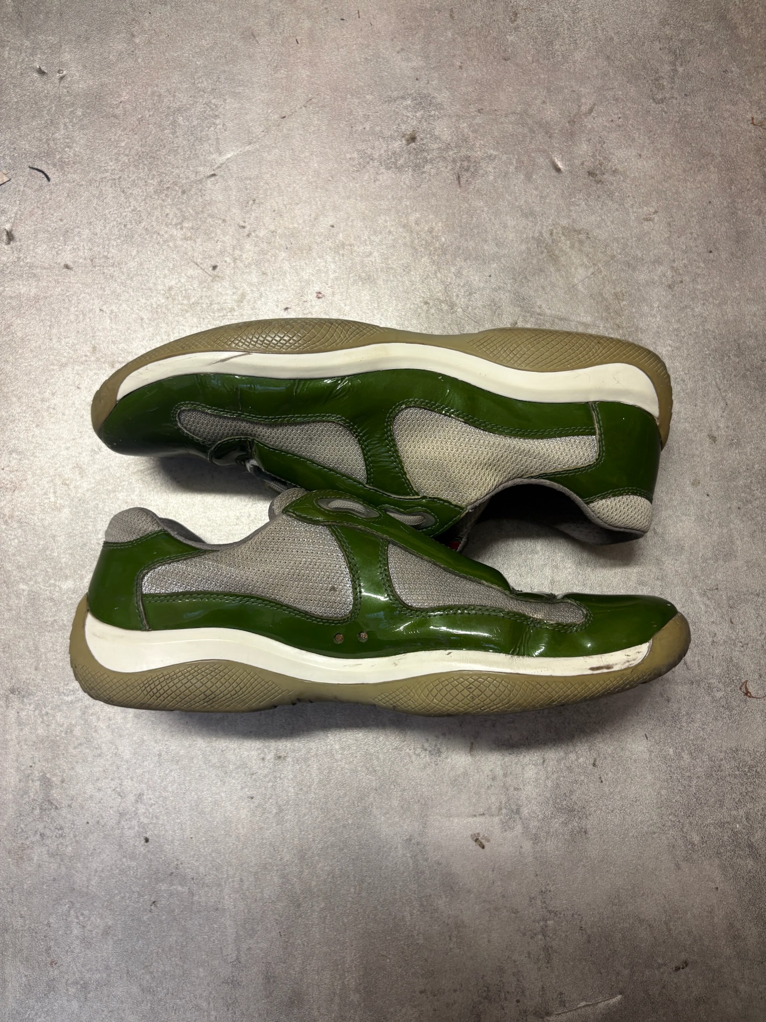 Prada America's Cup Sneakers Linea Rossa Green — 2