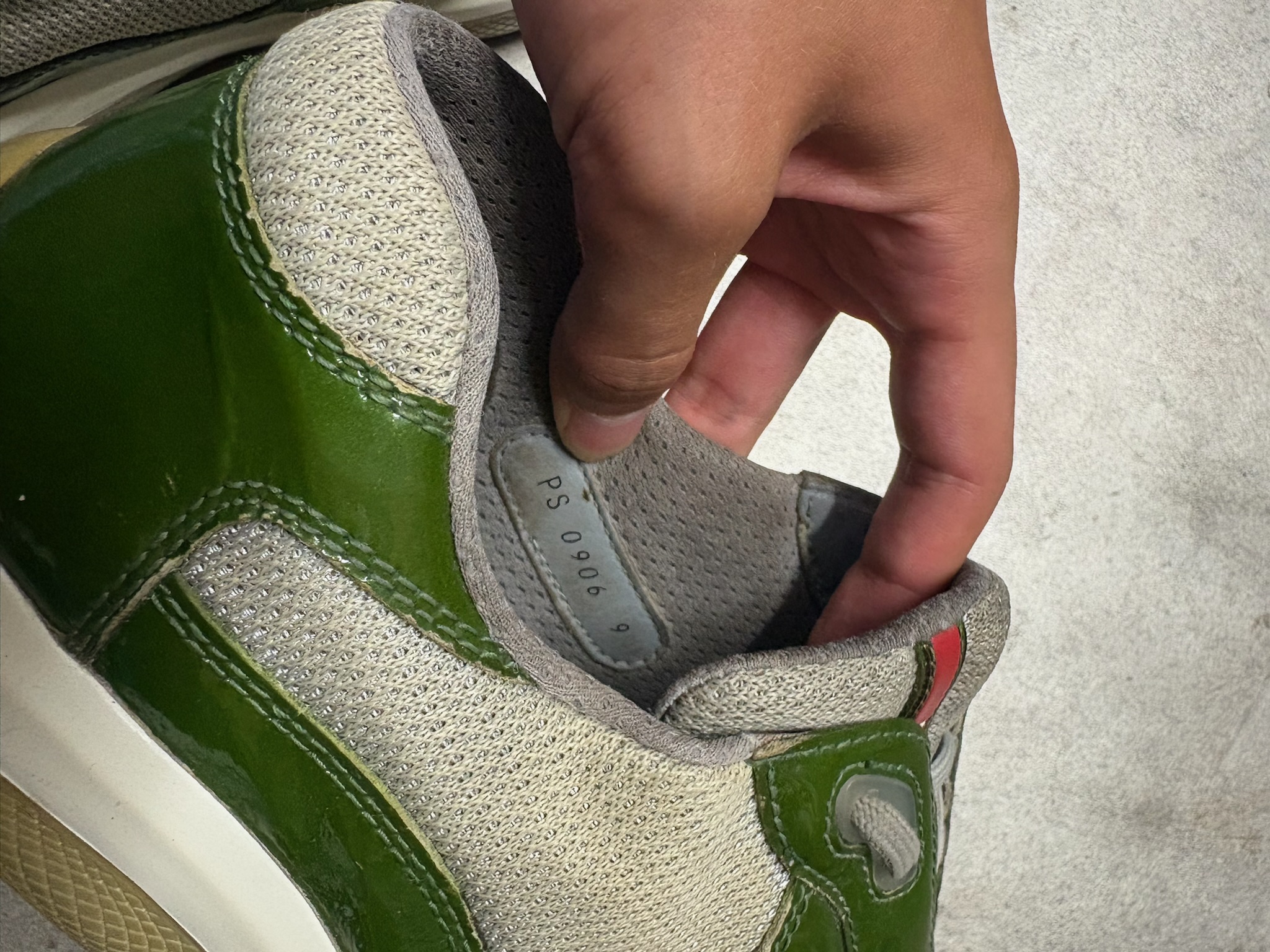 Prada America's Cup Sneakers Linea Rossa Green — 4