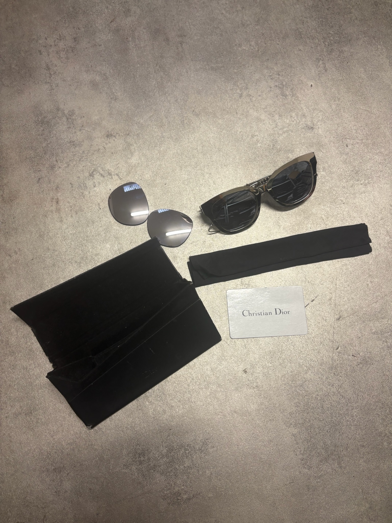 Lunette de soleil Dior y2k vintage argentée style métallique — 4