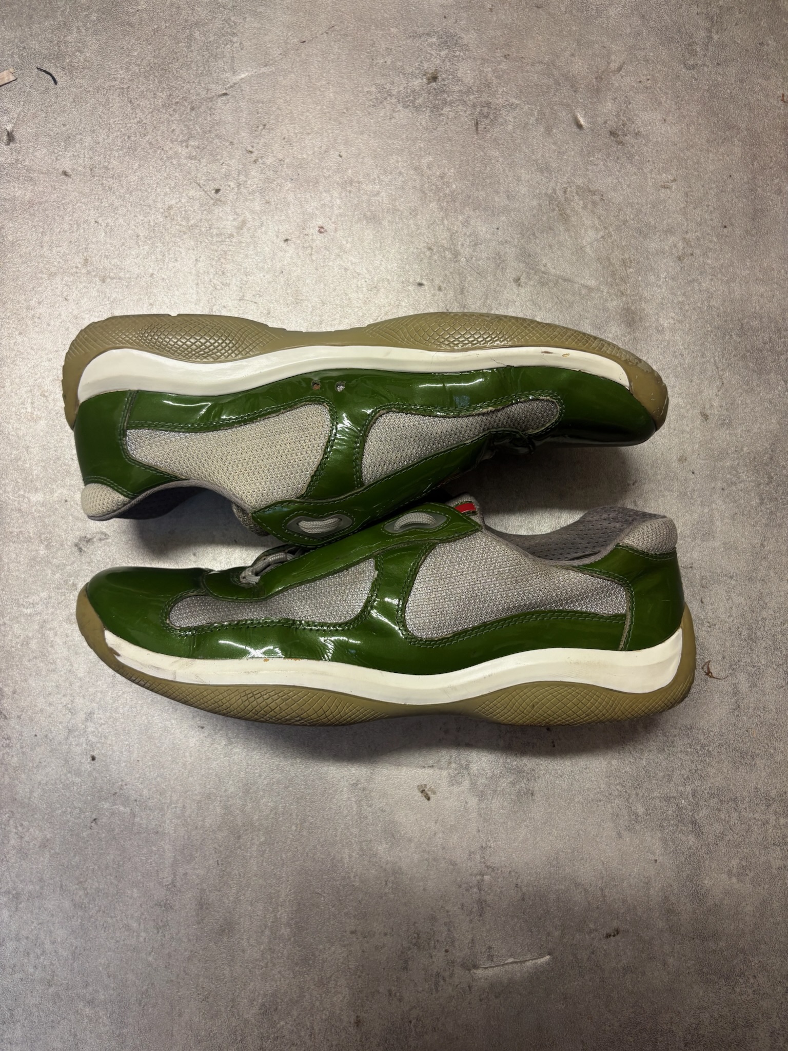 Prada America's Cup Sneakers Linea Rossa Green — 3