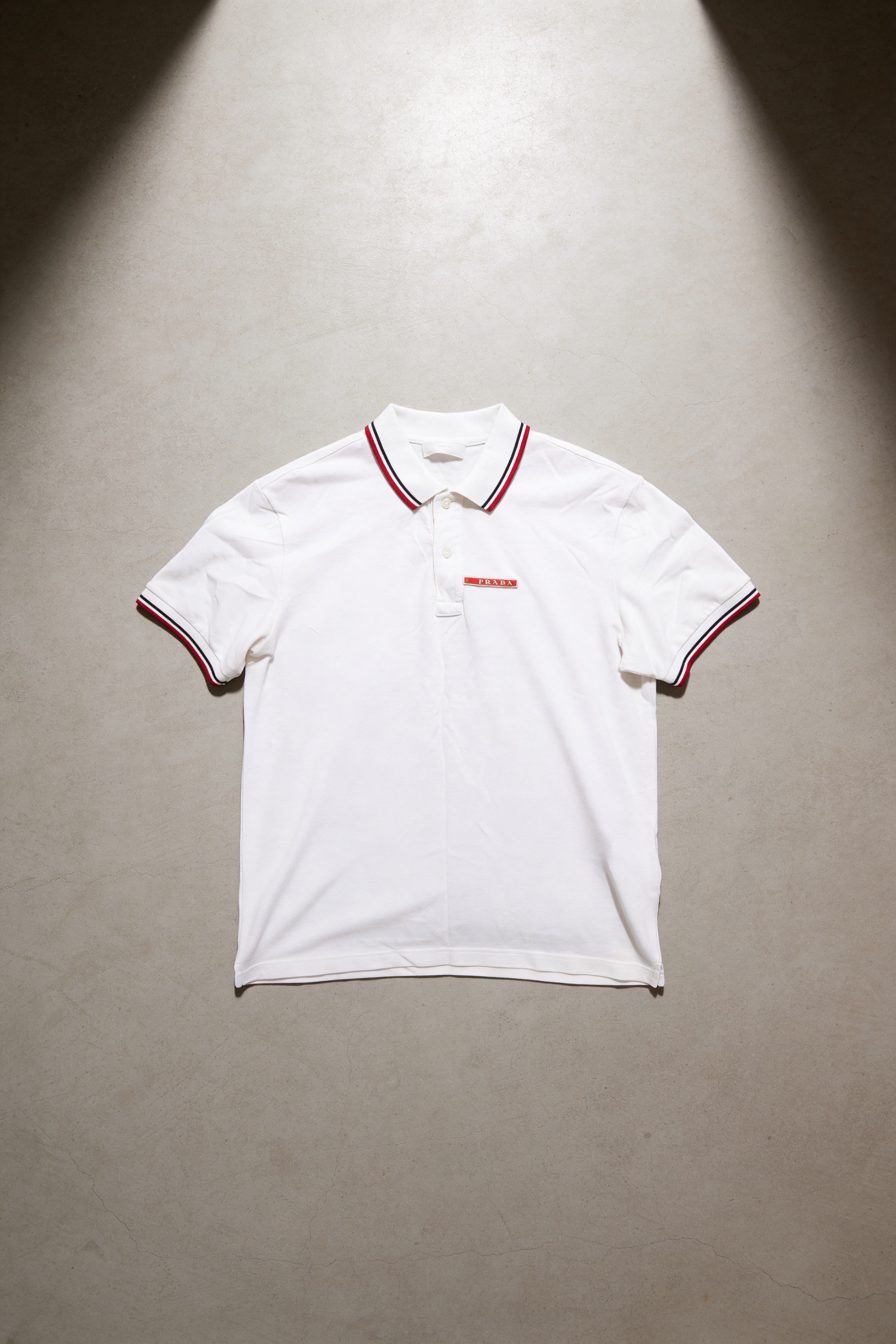 Prada white polo shirt